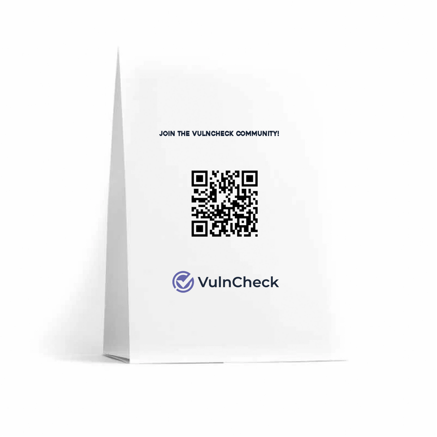 VulnCheck Table Tent